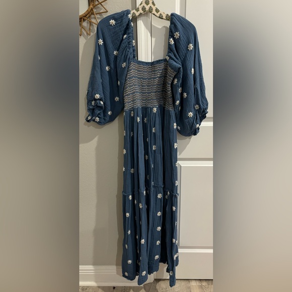 Free People Dahlia Embroidered Maxi Dress - Picture 2 of 3